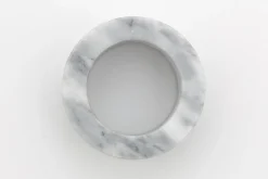 Maureen, Napkin Ring, Marble, White