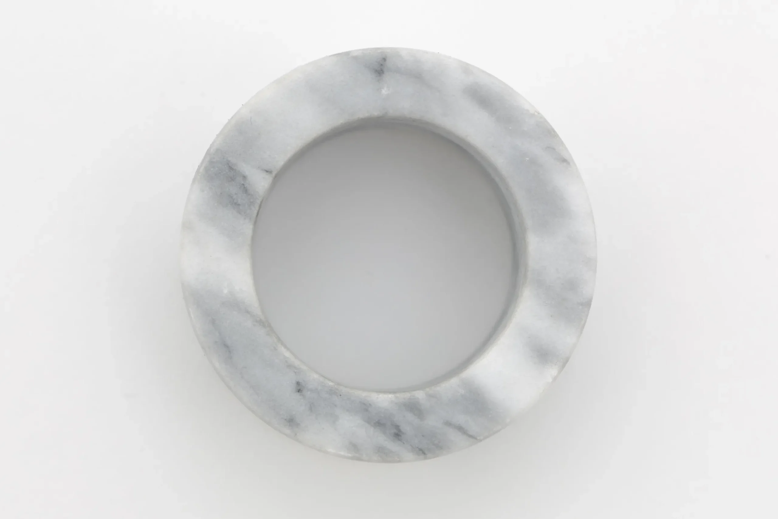 Maureen, Napkin Ring, Marble, White