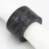 Maureen, Napkin Ring, Marble, Black