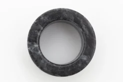 Maureen, Napkin Ring, Marble, Black