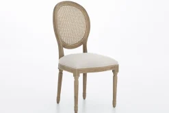 Medy, Chair, Oak, Natural Linen