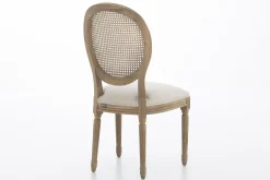 Medy, Chair, Oak, Natural Linen