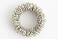 Meina, Napkin Ring, Beads, Silver