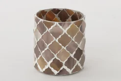 Mikael, Tea Light Holder, Glass, S