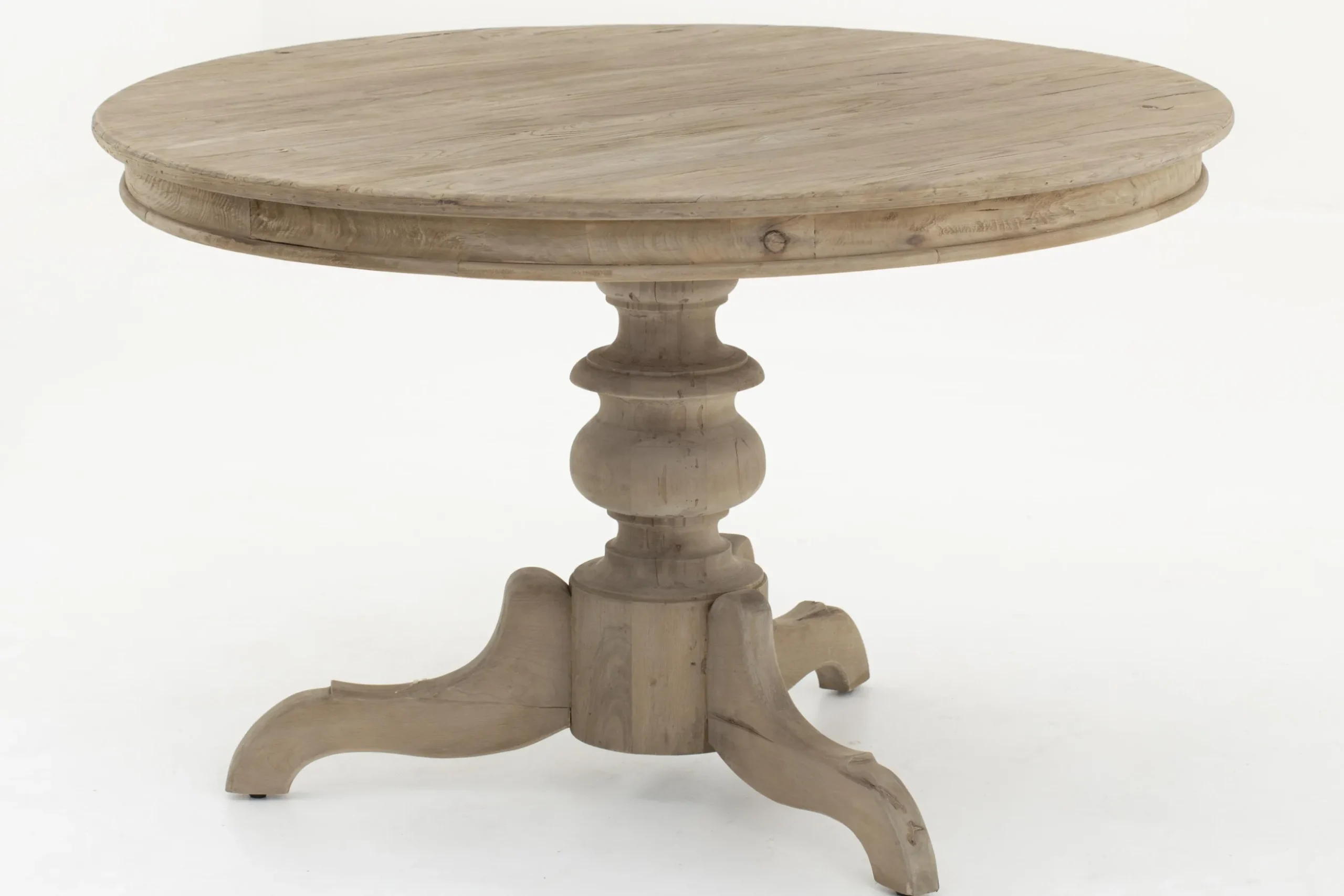 Milan, Dining Table, Round, Recycled Wood, 120 Cm, Model 2