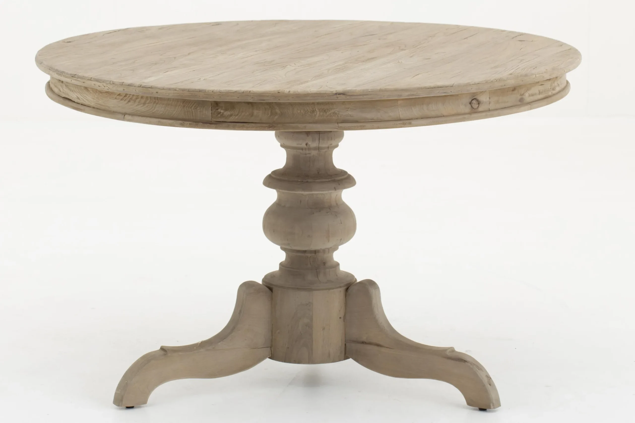 Milan, Dining Table, Round, Recycled Wood, 120 Cm, Model 2