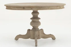 Milan, Dining Table, Round, Recycled Wood, 120 Cm, Model 2