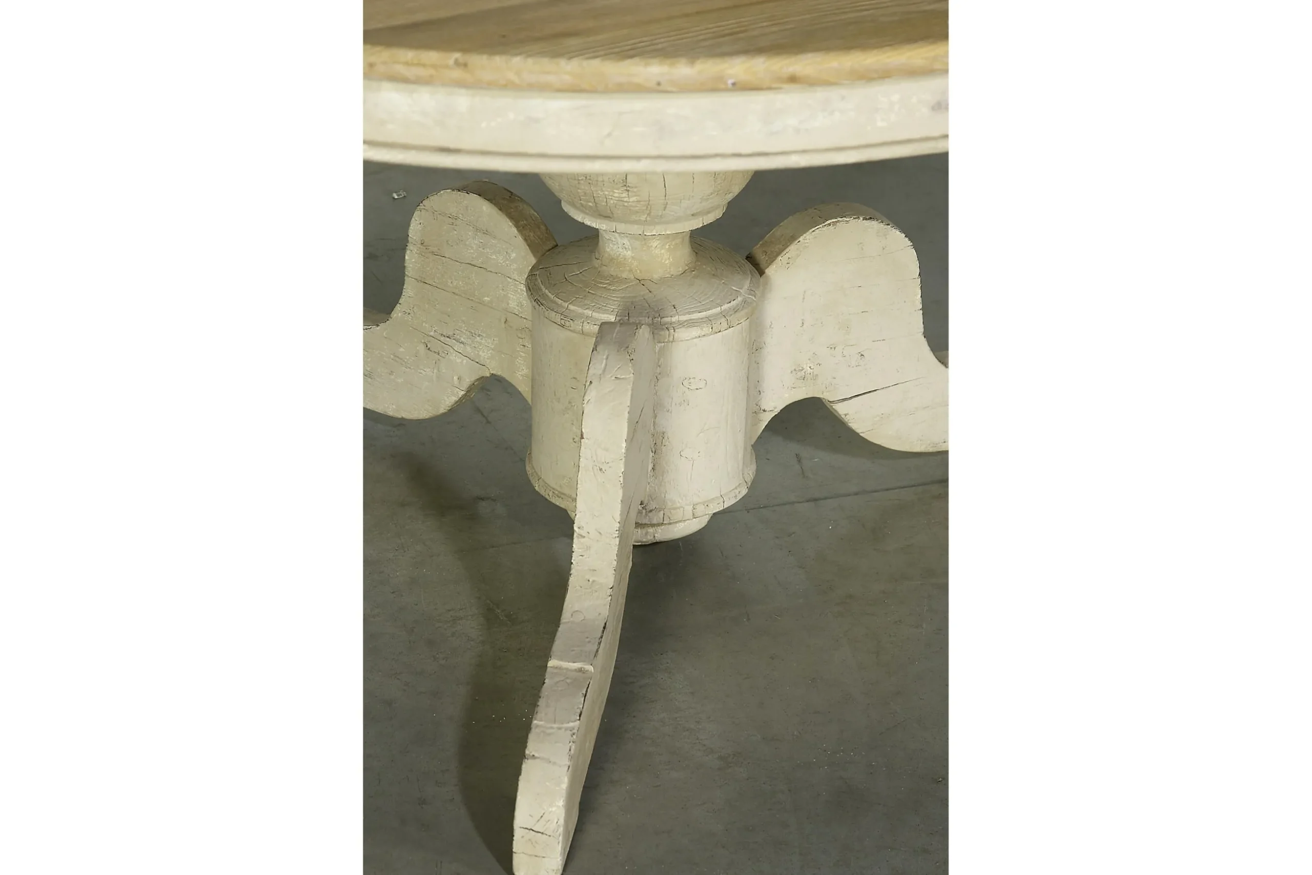 Milan, Dining Table, Round, Recycled Wood, 140 Cm, Model 1