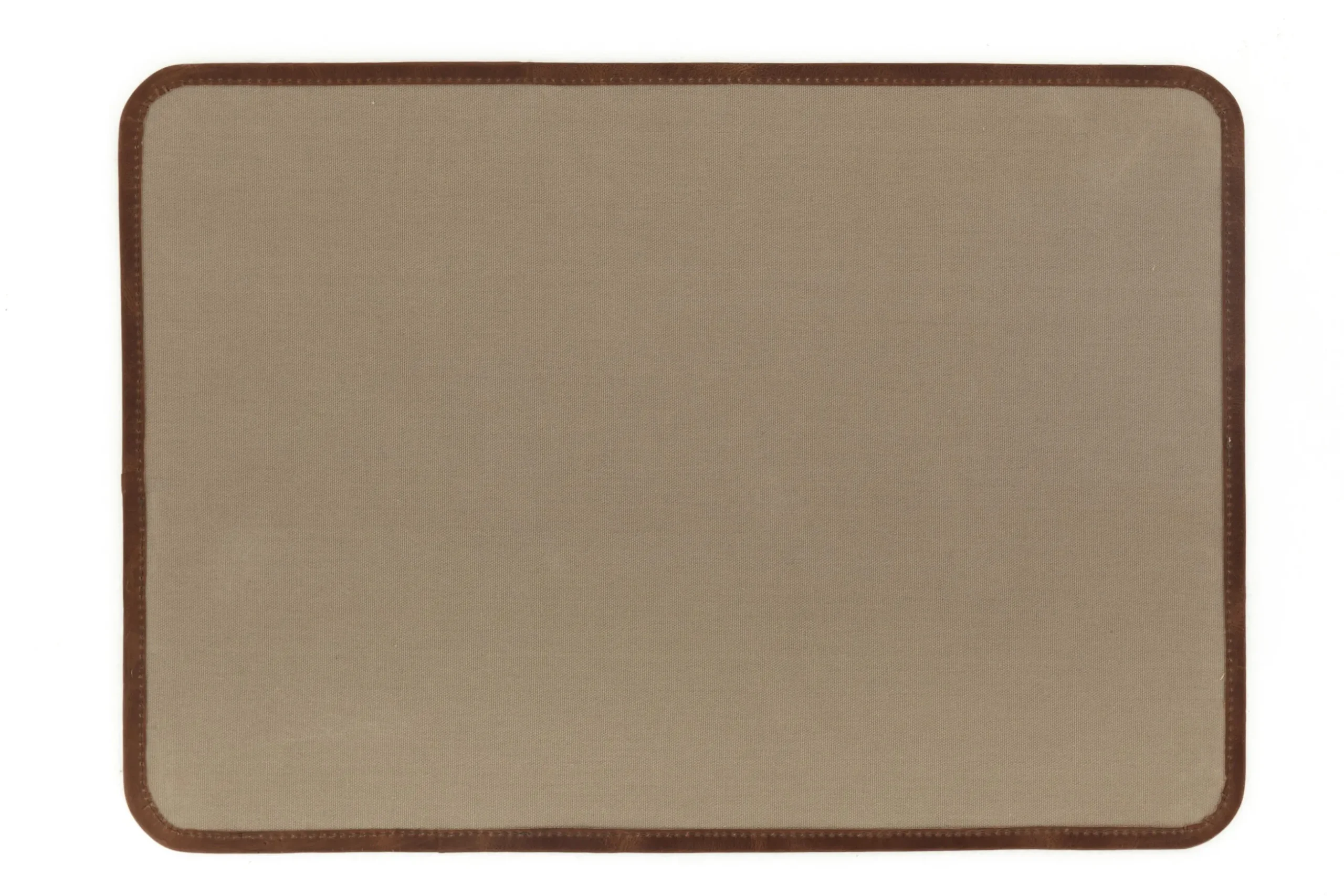 Milburn, Desk Pad, Wool And Leather