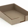 Milburn, Paper Tray, Wool And Leather