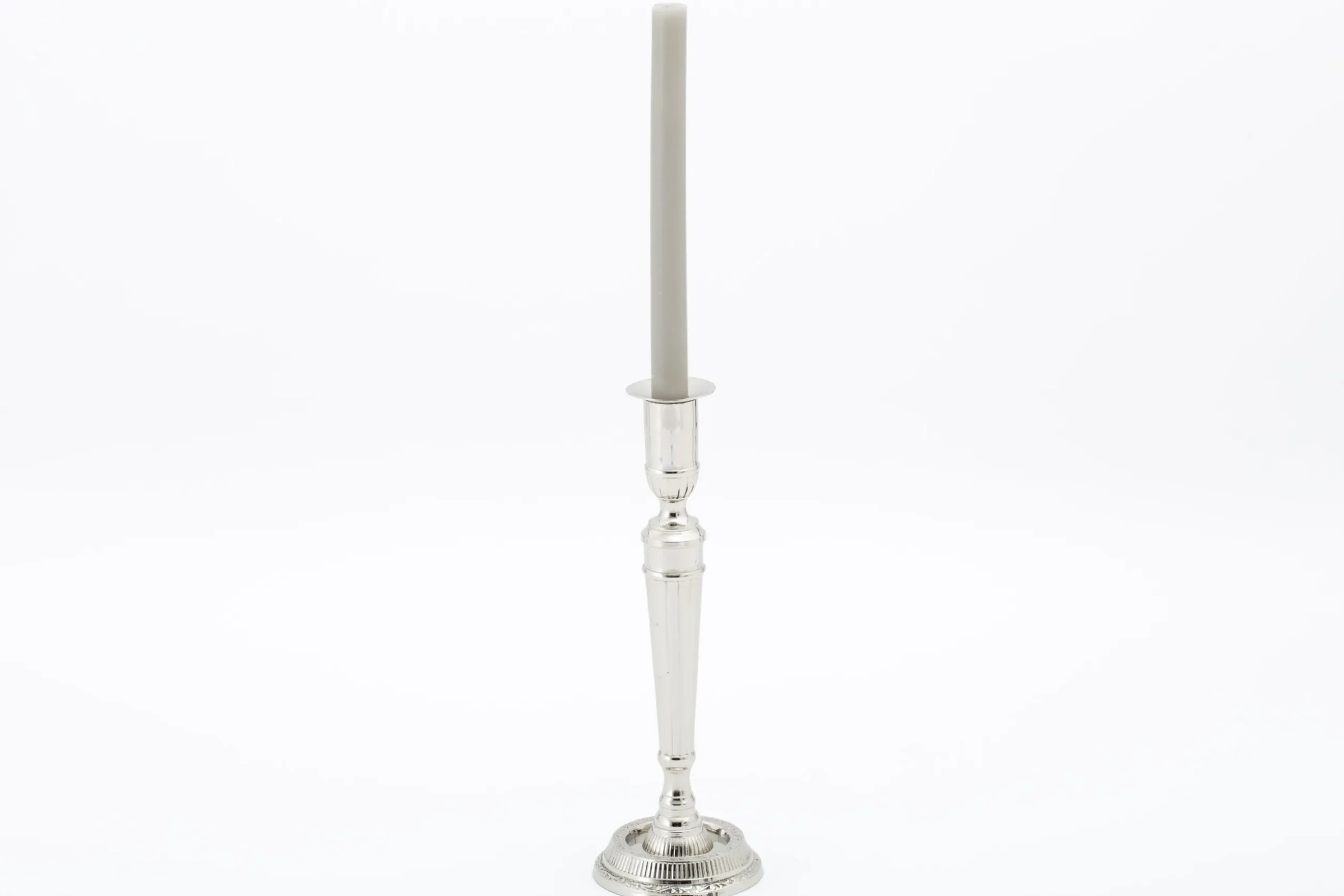 Molly, Candlestick, Nickel Plated