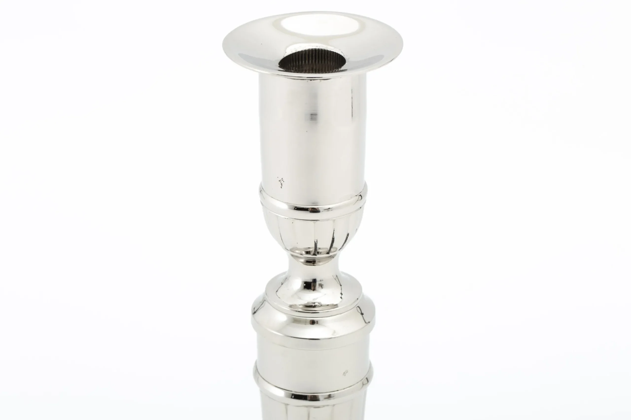 Molly, Candlestick, Nickel Plated