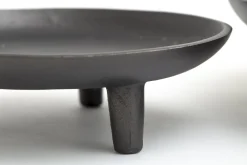 Mortimer, Dish, Metal, Black, L