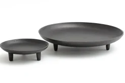 Mortimer, Dish, Metal, Black, L