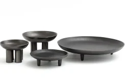 Mortimer, Dish, Metal, Black, L