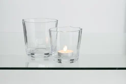 Nali, Tea Light Holder, Mouth-Blown, Glass, 14 Cm