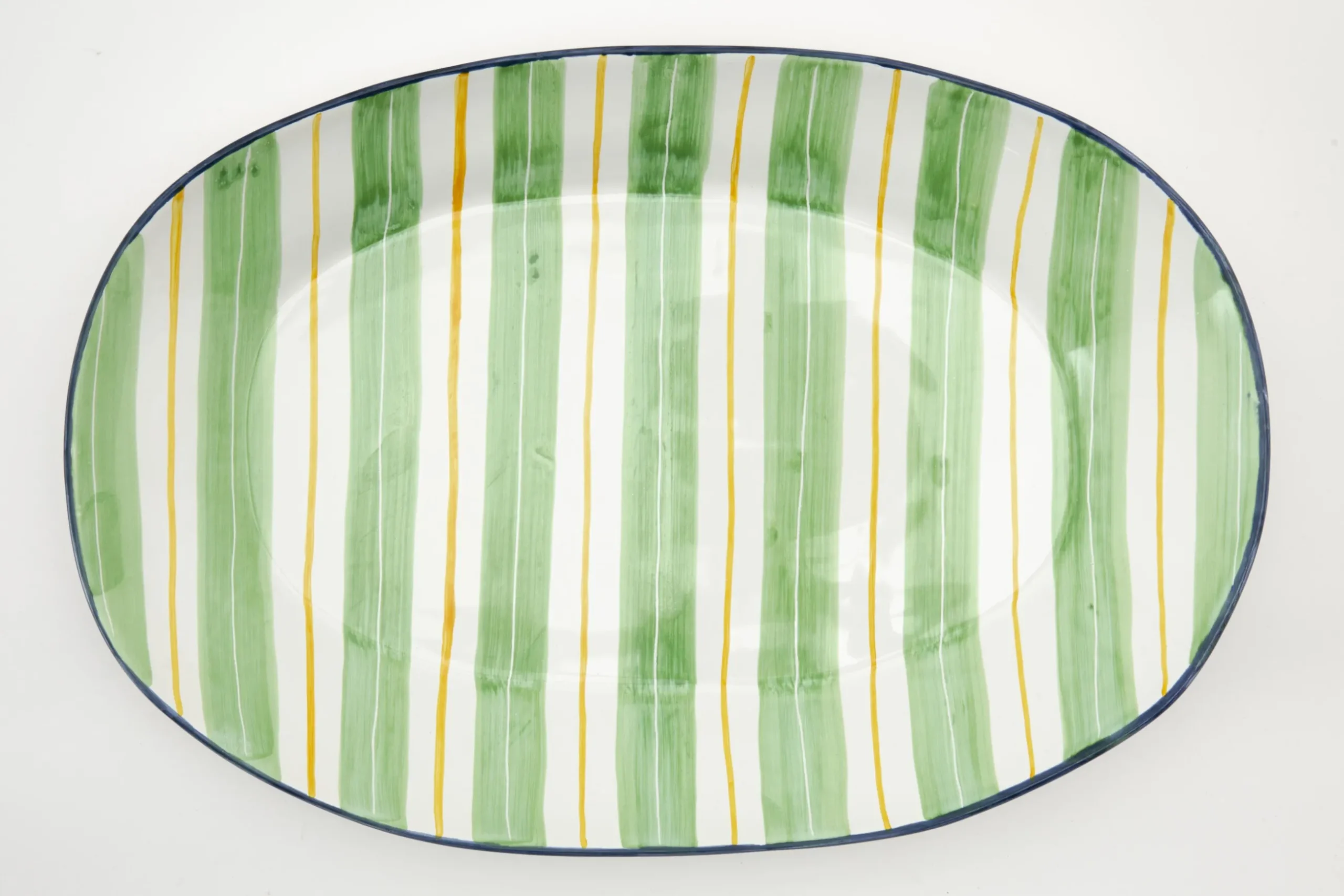 Nanna, Serving Plate, Green, Oval