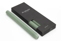 Nell, Table Candle, Colour Olive Green, Set Of 4