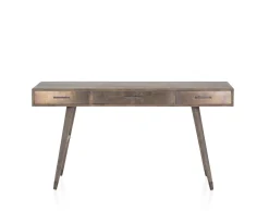 Nontemar, Desk, Wood And Brass