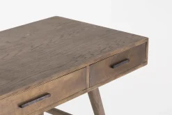 Nontemar, Desk, Wood And Brass