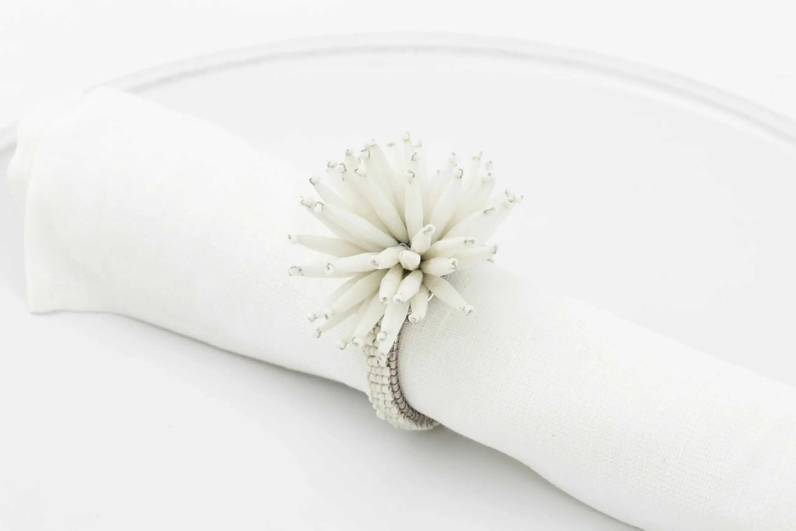 Parton, Napkin Ring, Beads