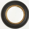Pendolo, Mirror, Black And Gold, Convex, Round