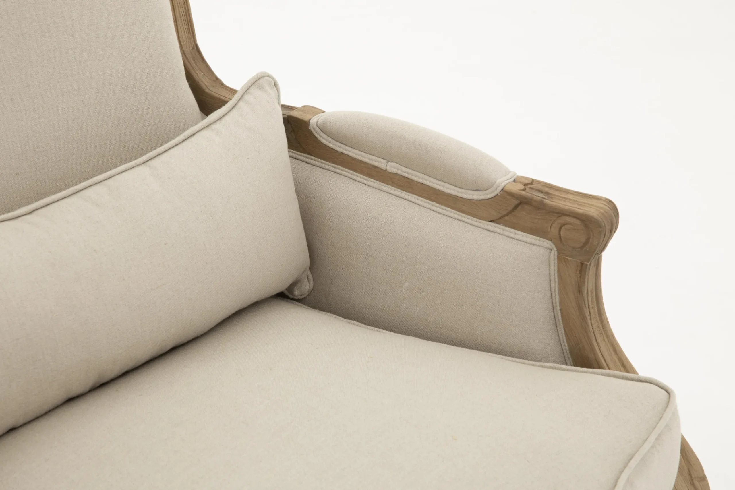 Ranomi, Armchair, Natural Linen