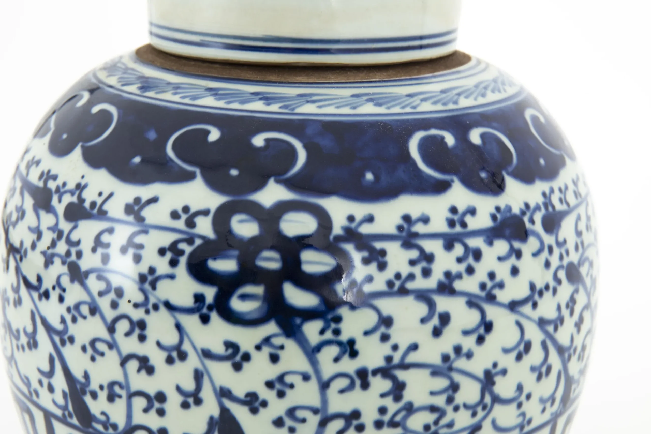 Redding, Potiche, Blue/White