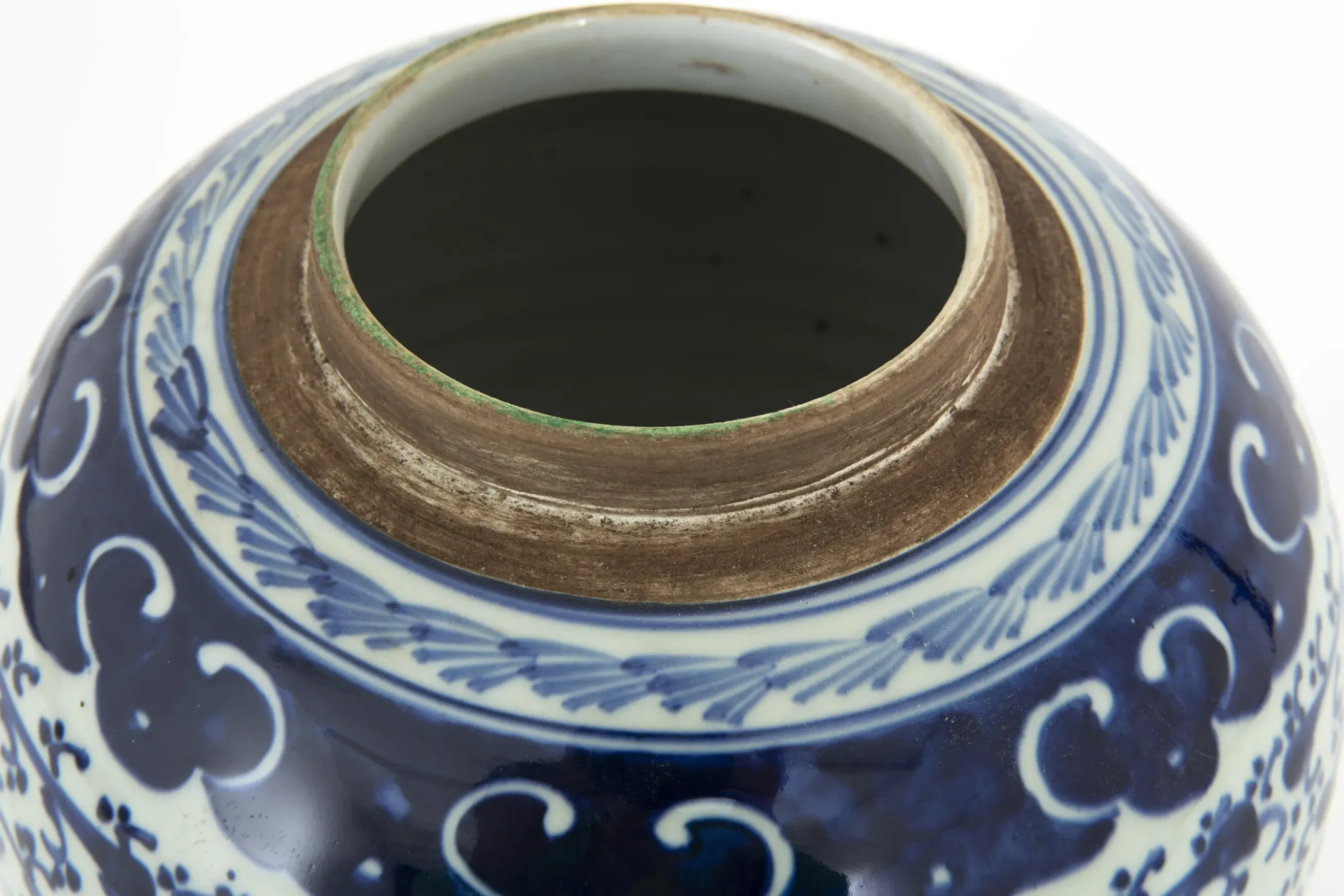 Redding, Potiche, Blue/White