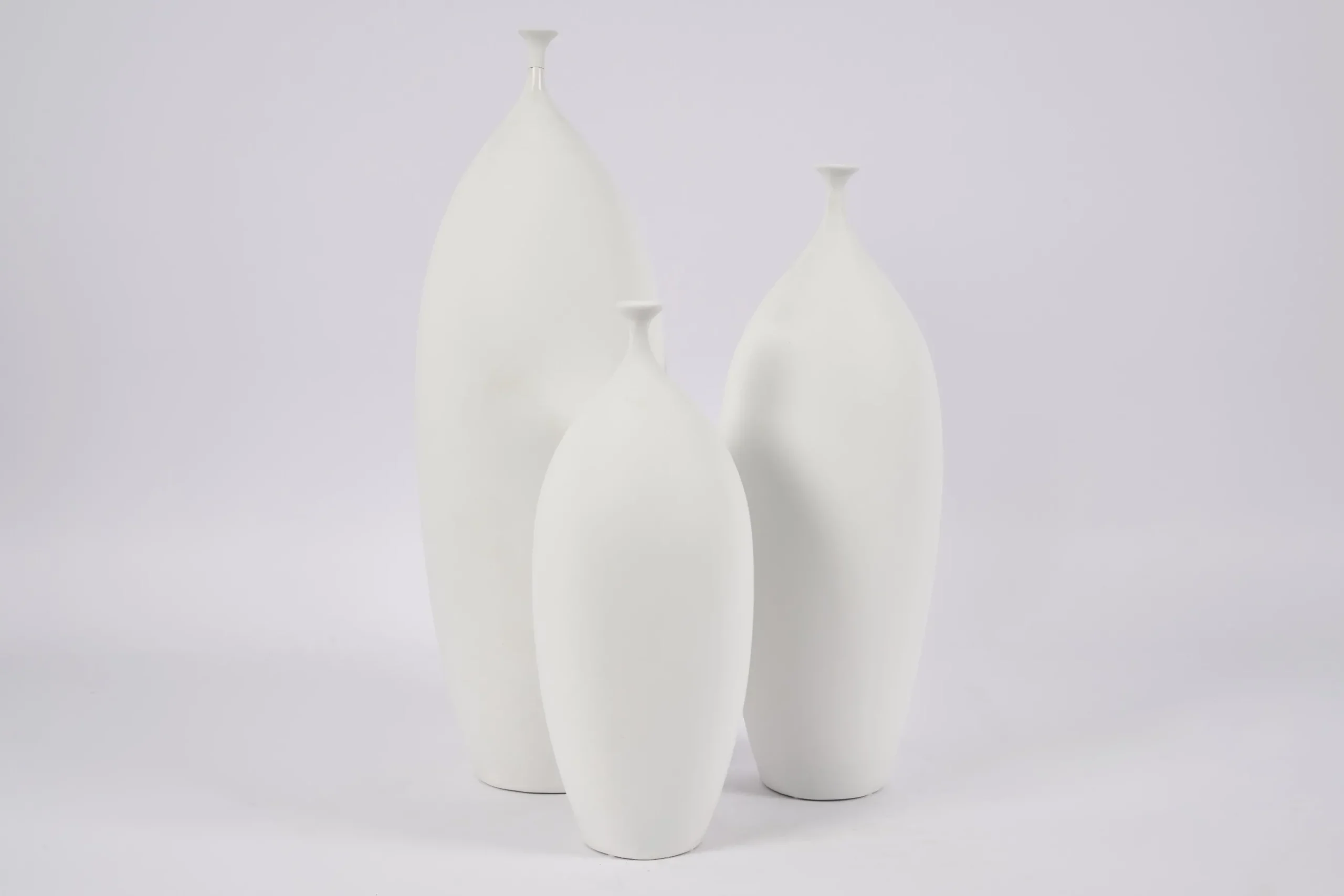 Regina, Vase, Ceramic, White, Model 2