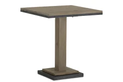 Renders, Bistro Table, Weathered Oak And Iron, 80 Cm