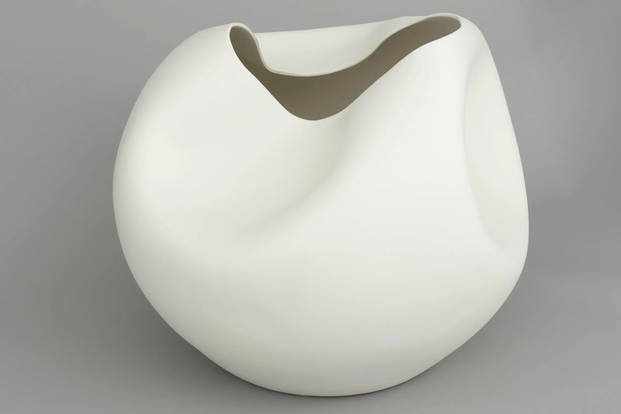 Reynolds, Vase, Ceramic, White, Model 1