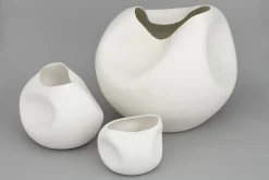 Reynolds, Vase, Ceramic, White, Model 4