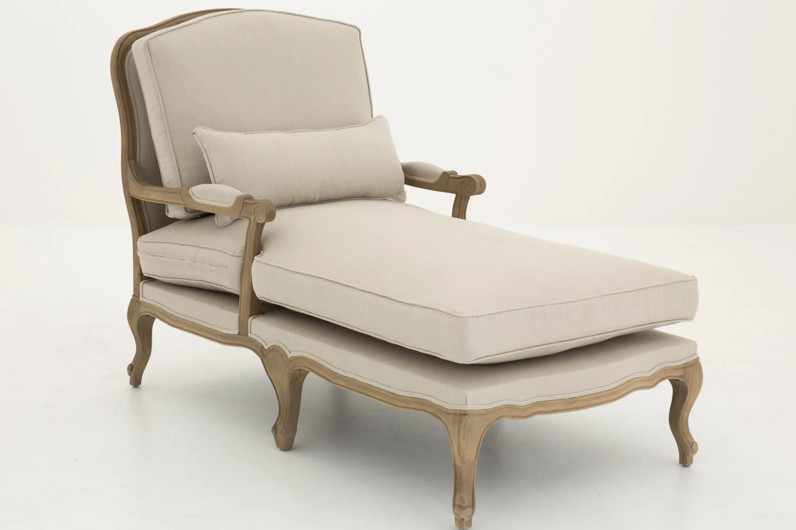 Richelle, Lounge Chair, Natural Linen