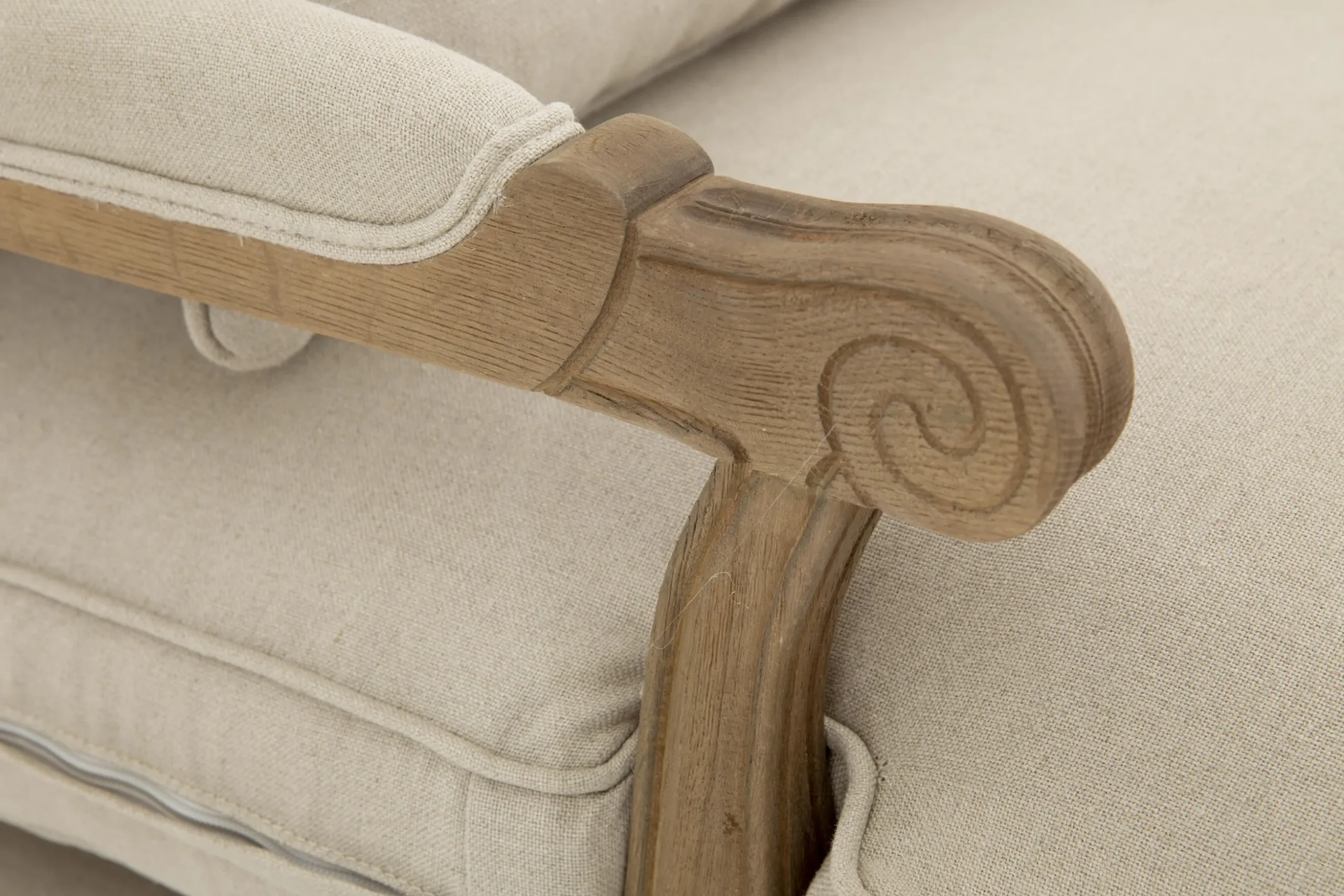 Richelle, Lounge Chair, Natural Linen