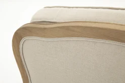 Richelle, Lounge Chair, Natural Linen