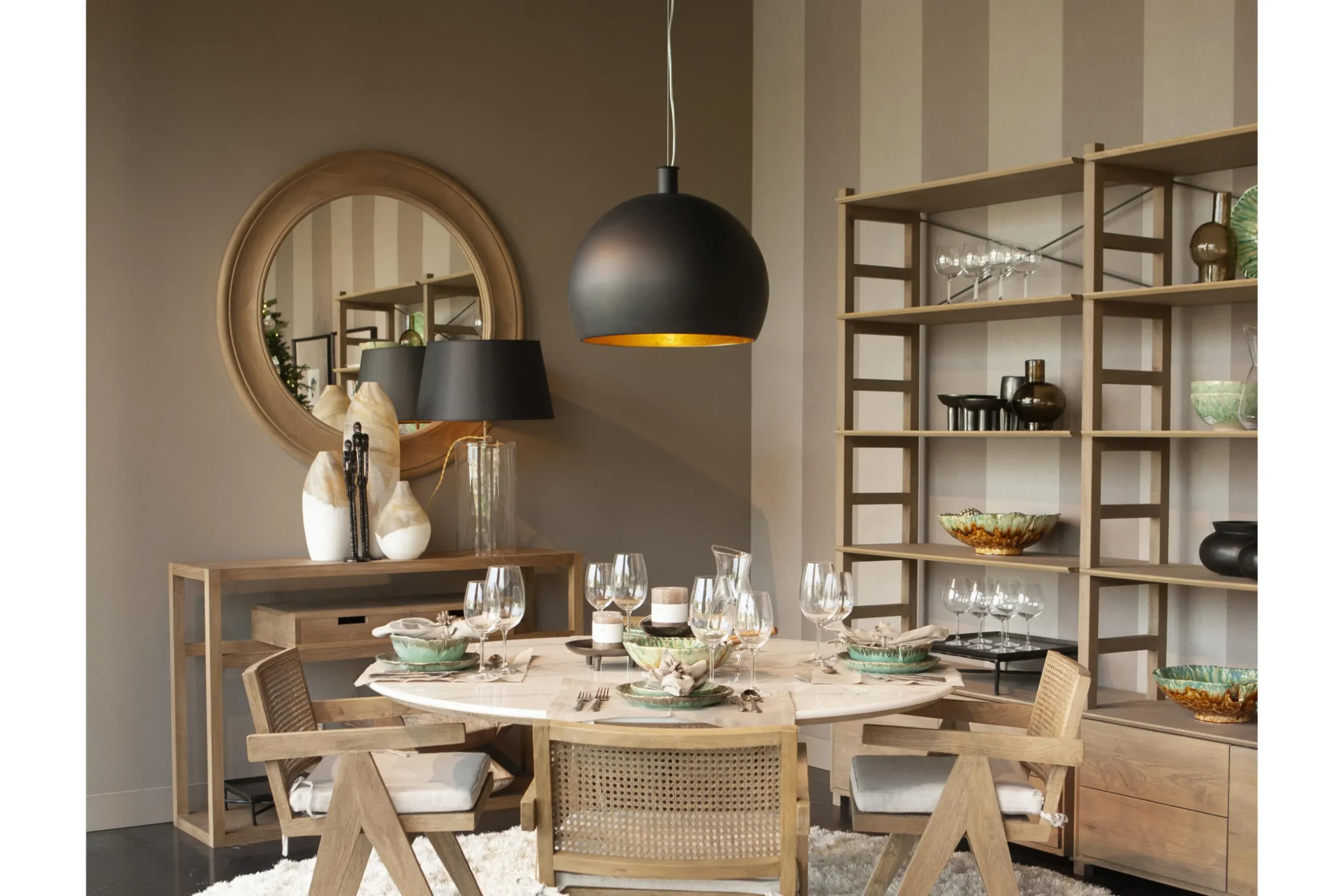 Roberts, Pendant Lamp, Black/Gold