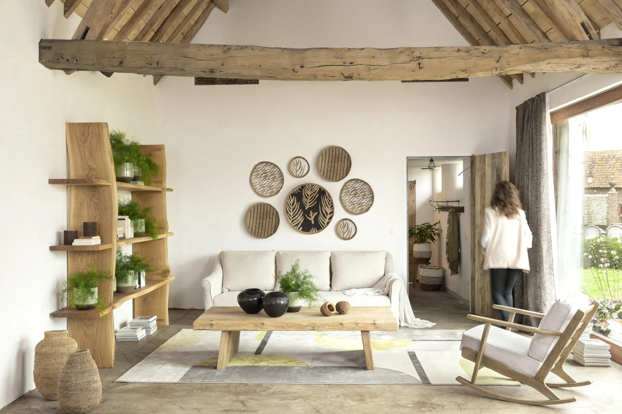 Saito, Coffee Table, Old Elm
