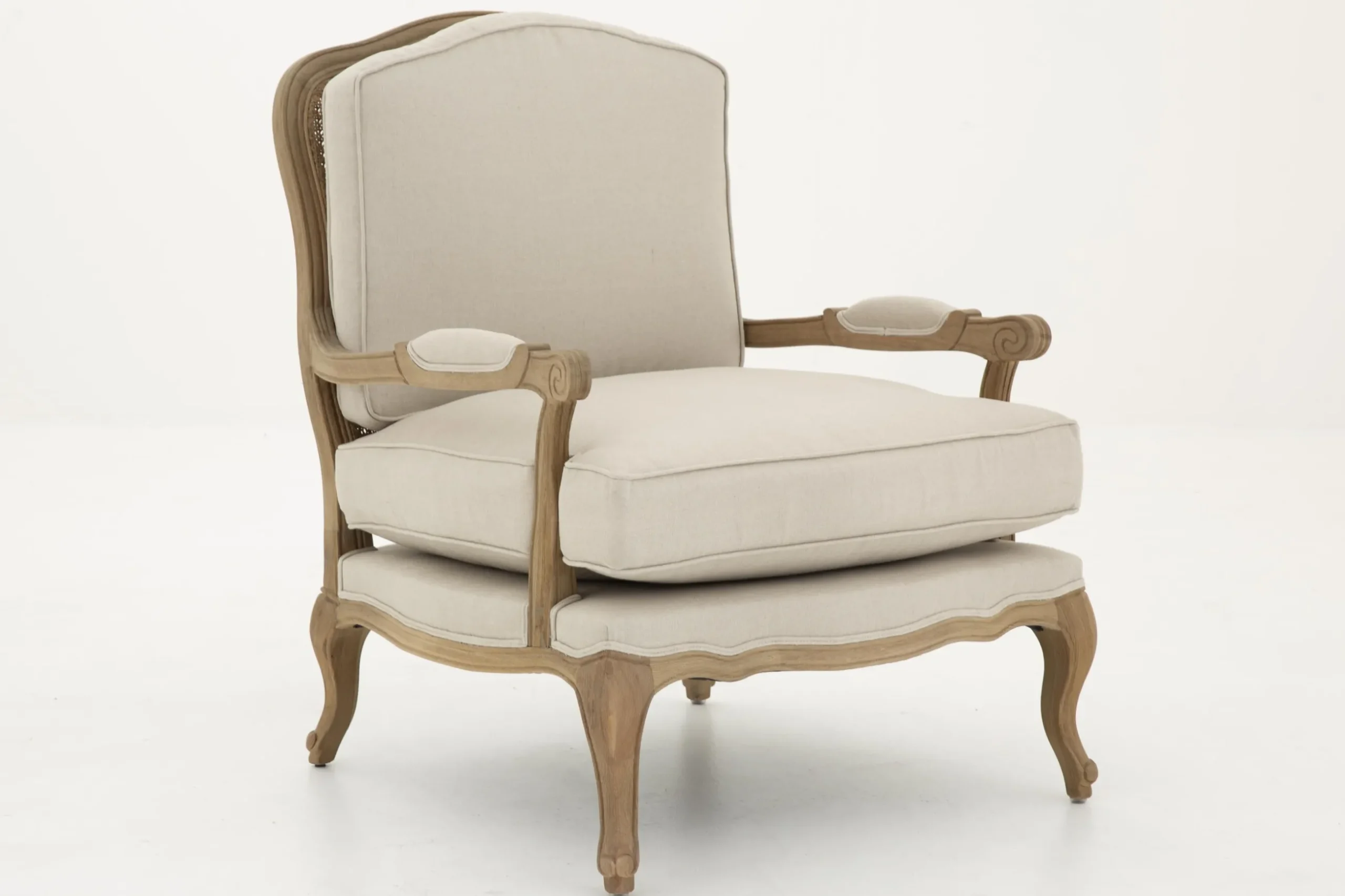 Sally, Armchair, Natural Linen