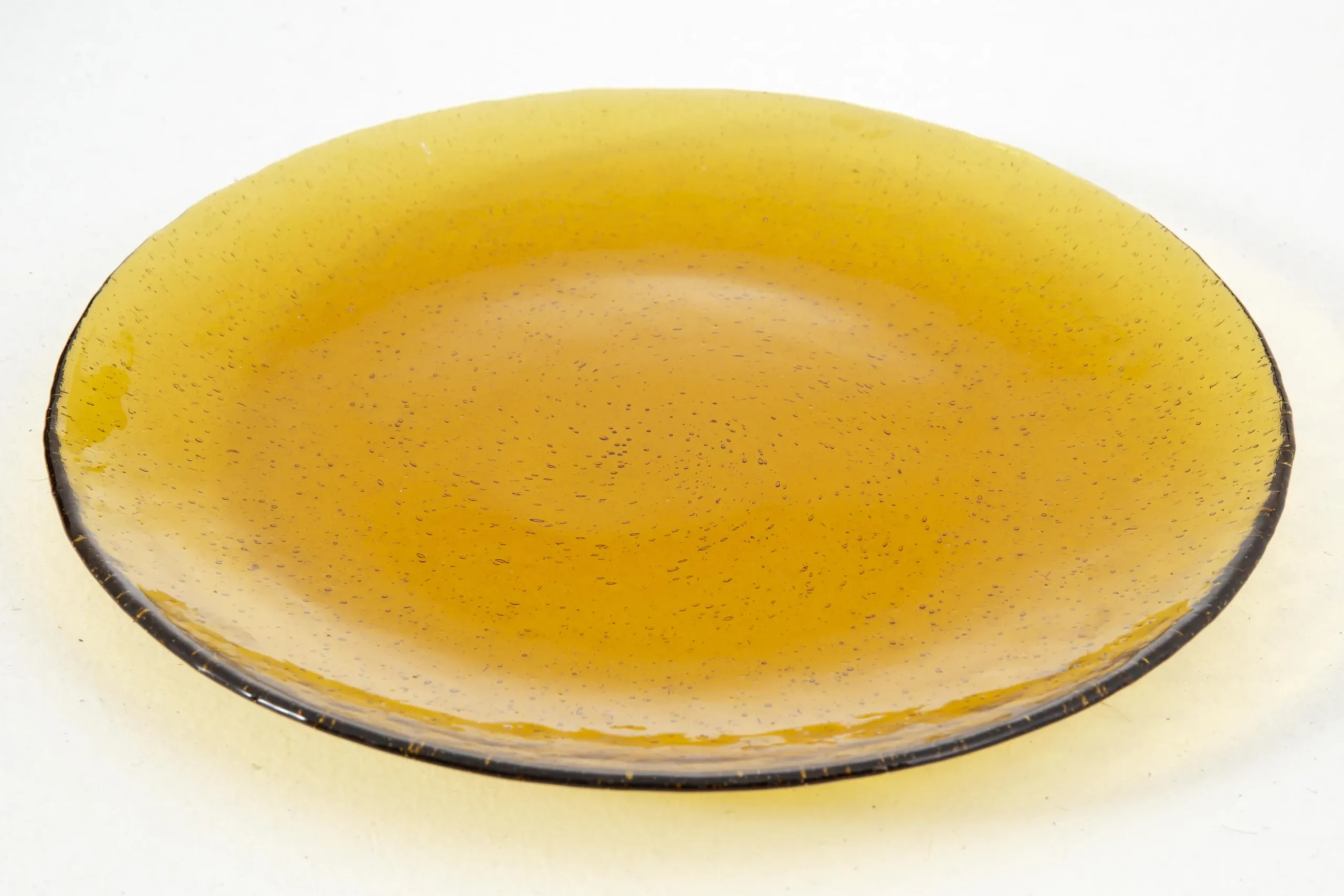 Samantha, Plate, Amber