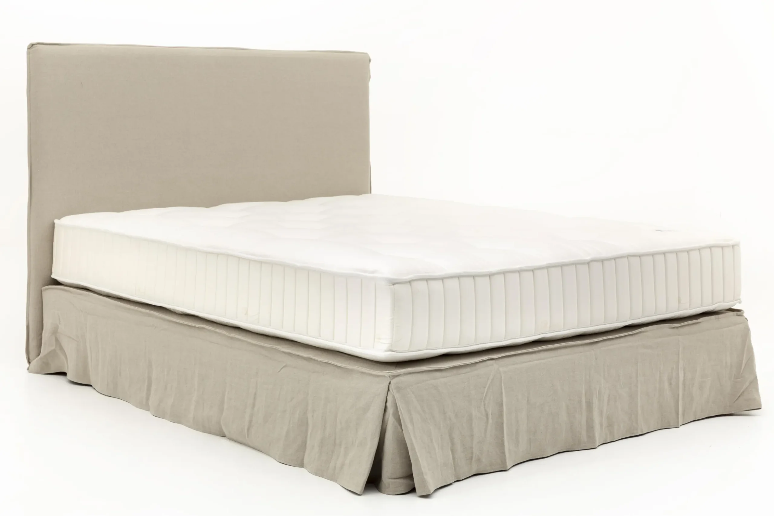 Sandrine, Double Bed, With Headboard, Cover, 160Cm