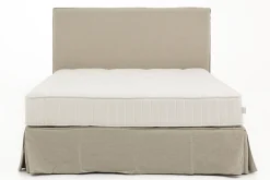 Sandrine, Double Bed, With Headboard, Cover, 160Cm