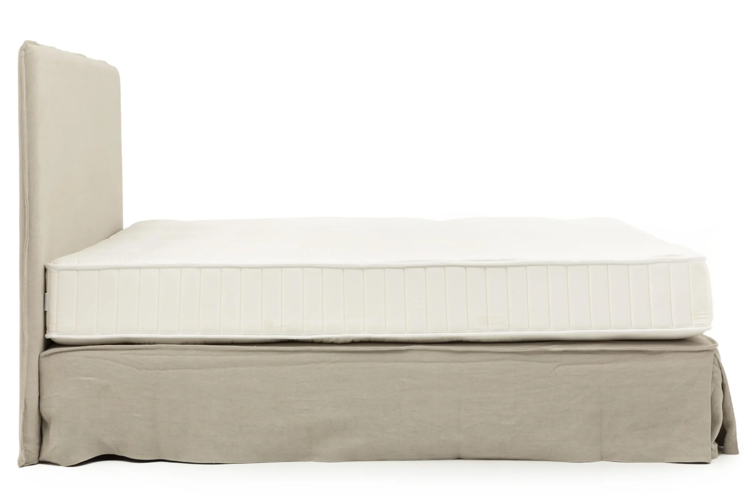 Sandrine, Double Bed, With Headboard, Cover, 160Cm
