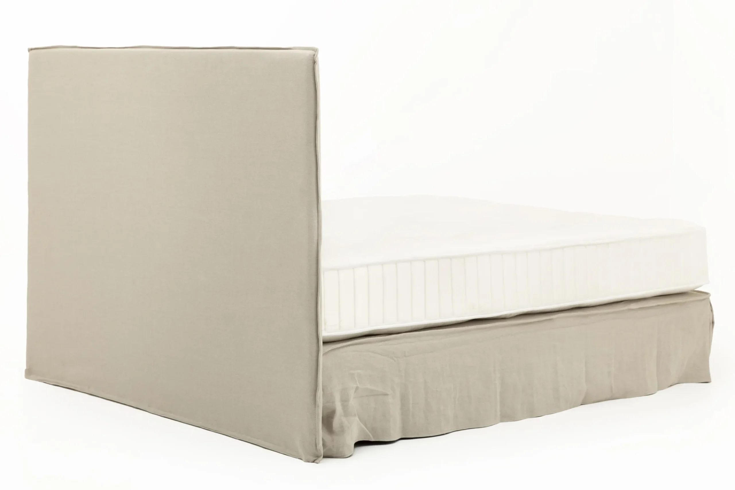 Sandrine, Double Bed, With Headboard, Cover, 180Cm