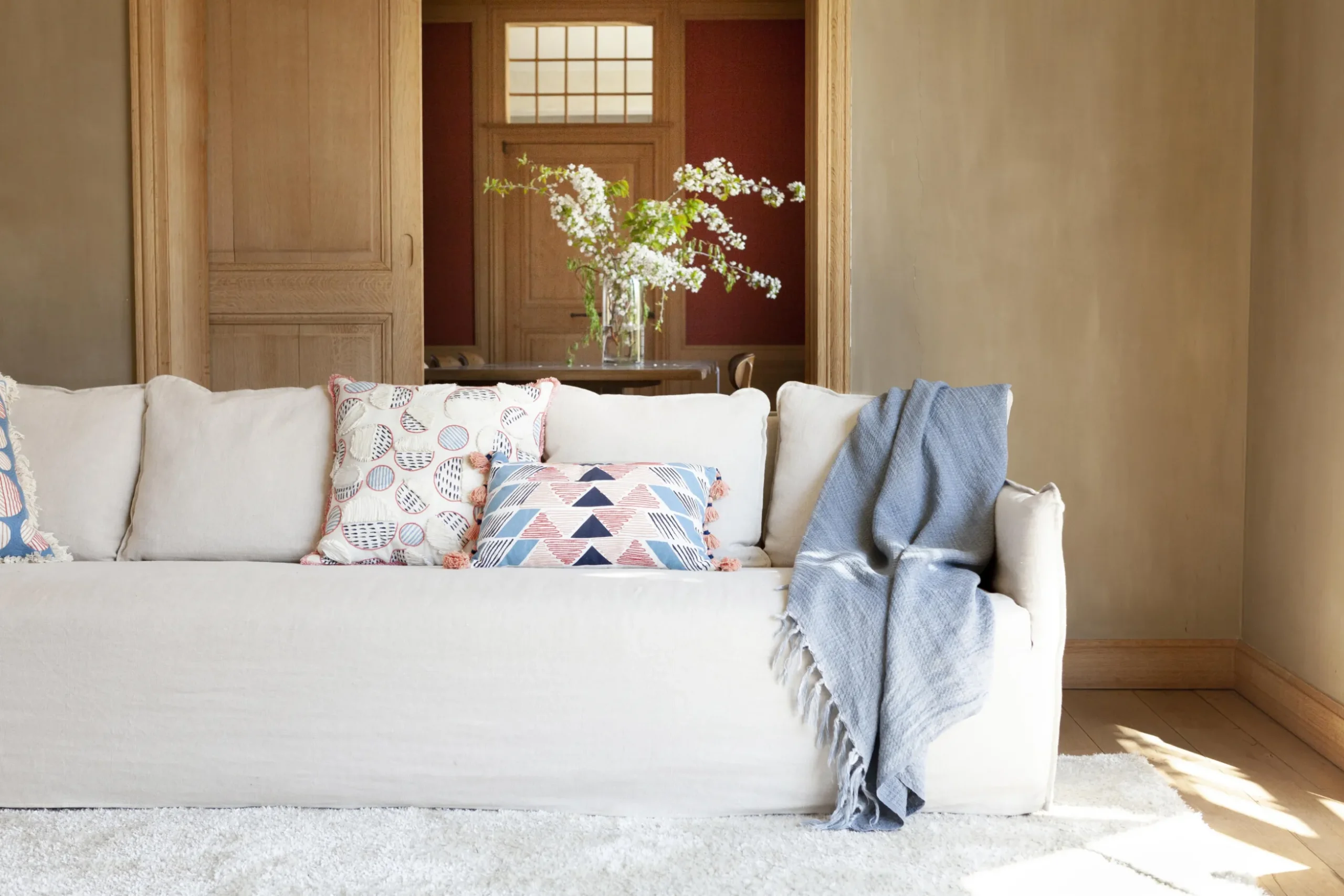 Sandrine, Sofa, 300Cm, 5 Cushions