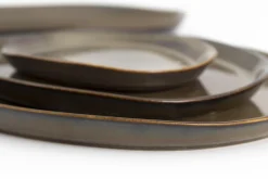 Shape, Plate, Khaki, 28,5Cm