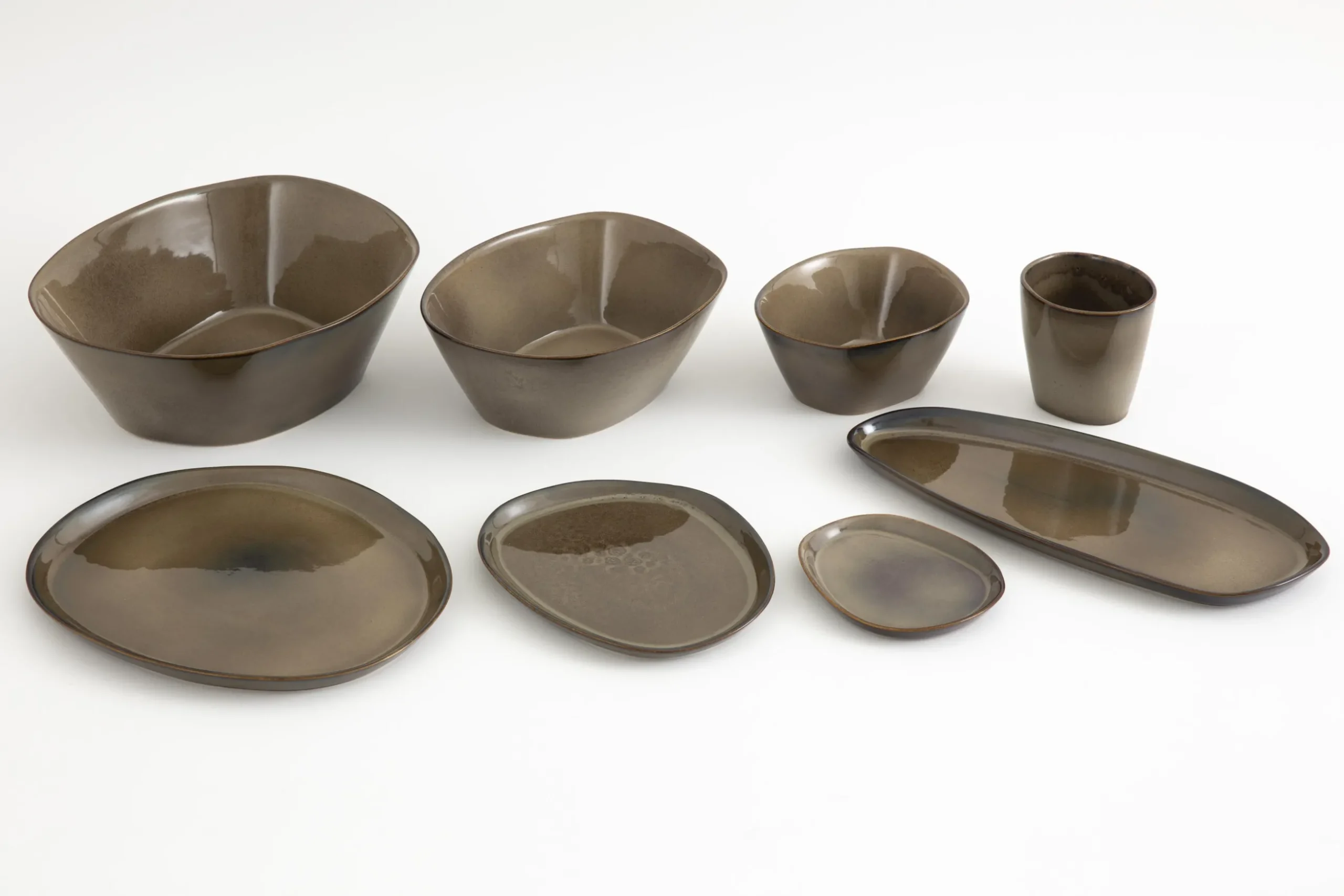 Shape, Serving Plate, Khaki