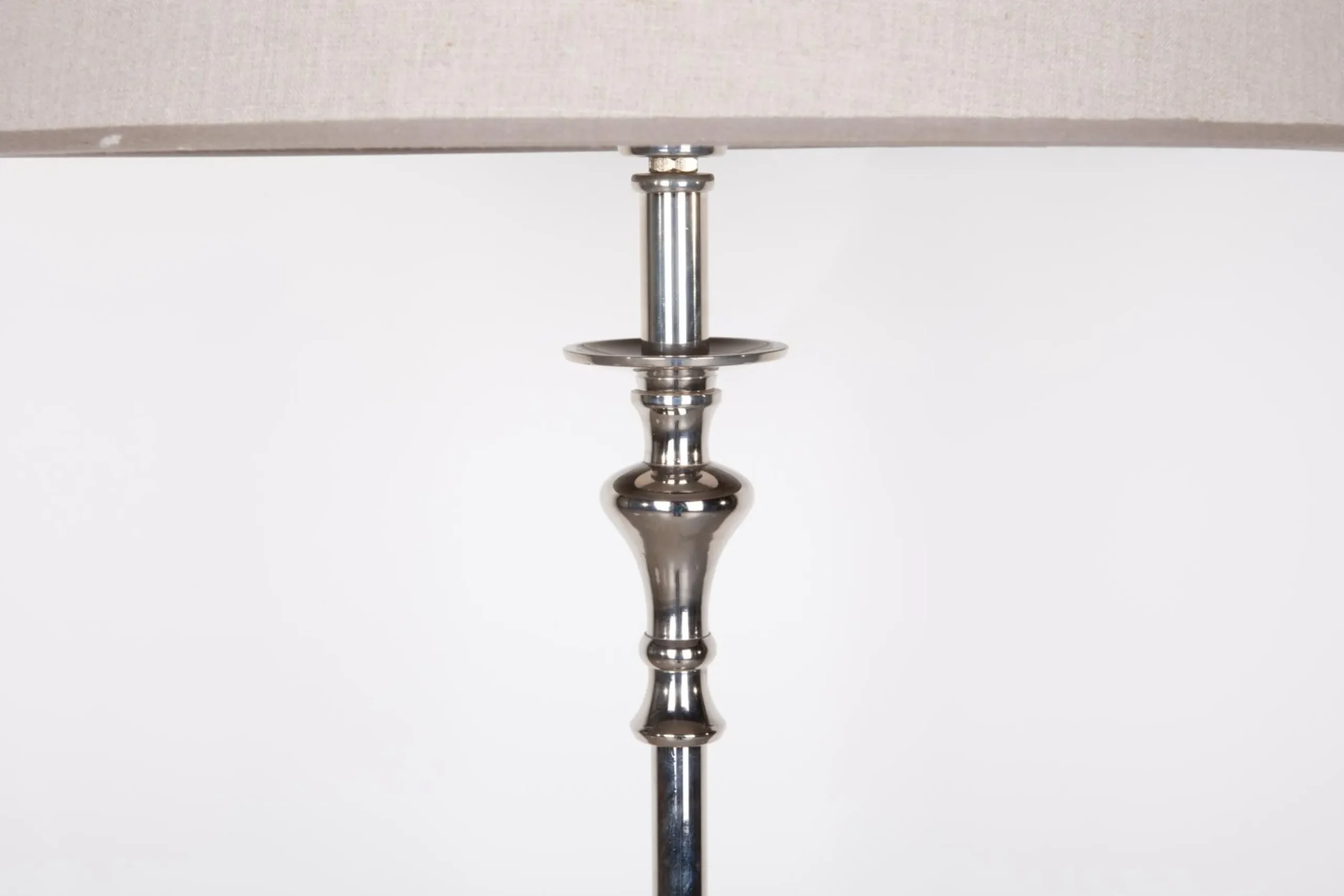 Sorah, Floor Lamp, Brass And Nickel