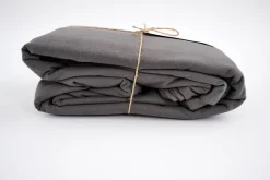 Stefano, Duvet Cover, 240X220, Gray Pinstripe, Pillowcases Not Included
