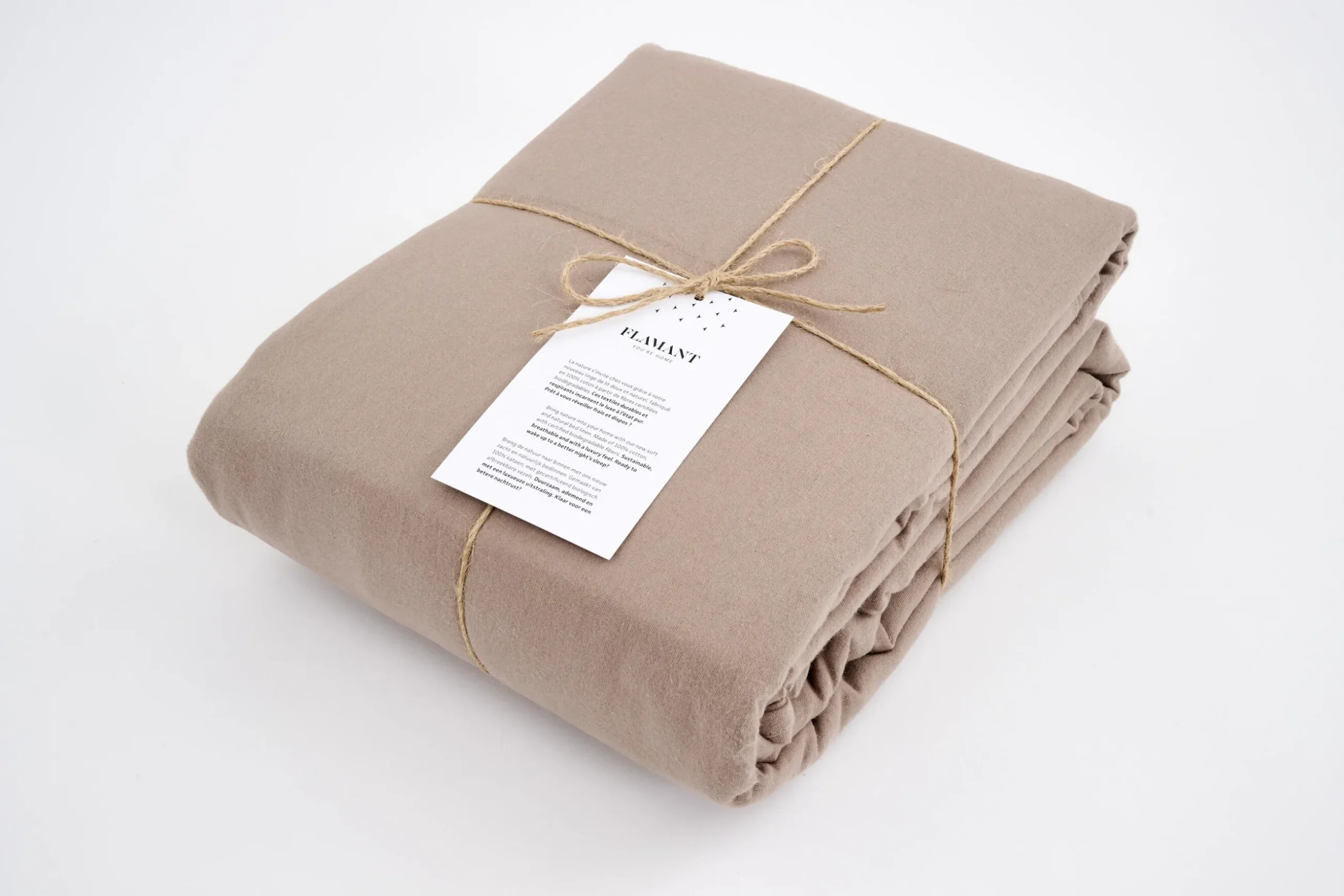 Stefano, Duvet Cover, 240X220, Mudstone, Pillowcases Not Included
